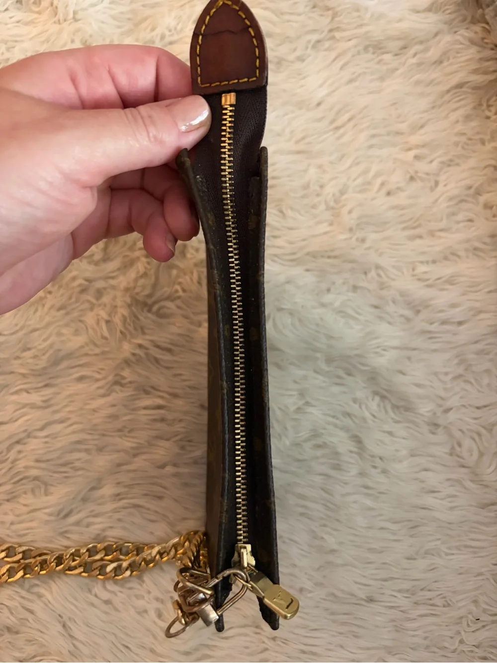 Louis Vuitton Brown Monogram Canvas bucket PM accesories